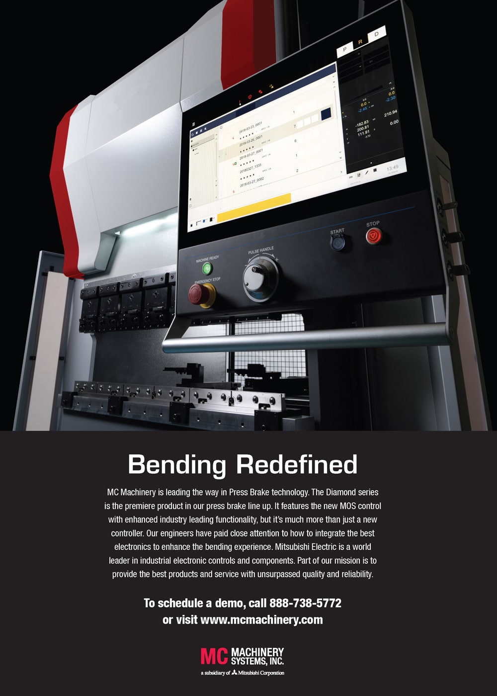 FF Journal Advertisement: Machinery Systems, Inc