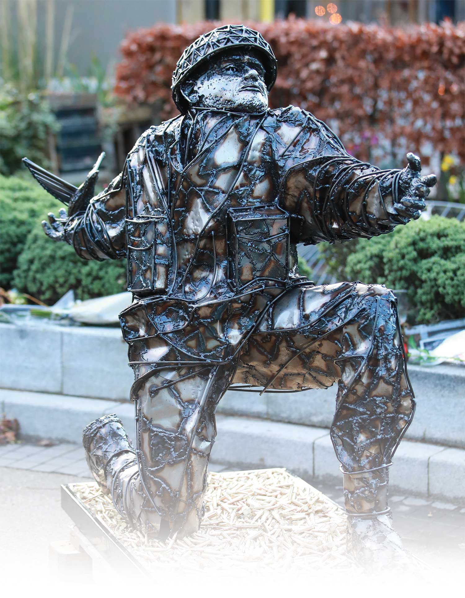 The Soldiers of Sacrifice sculpture by ALFIE BRADLEY