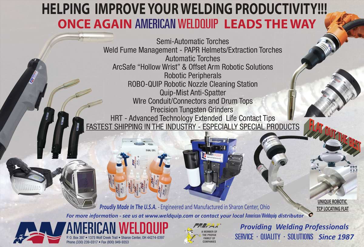 American Weldquip Professional Advertisement 