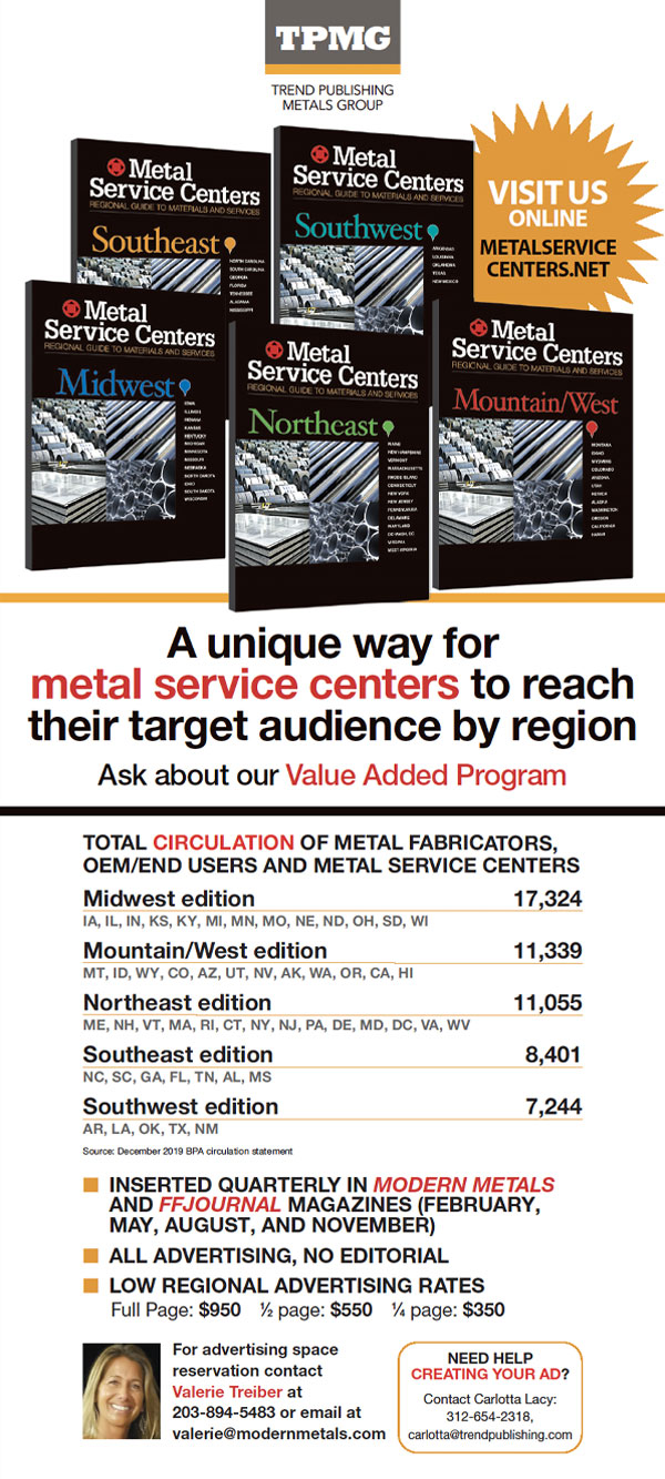 Trend Publishing Metals Group Advertisement