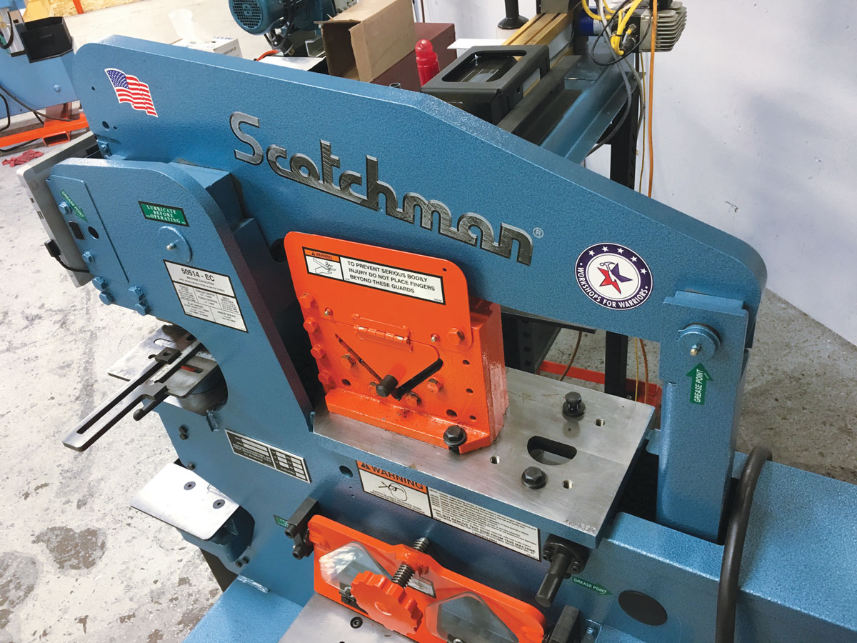 Scotchman’s tool table design allow users to customize and add functions or features as needed