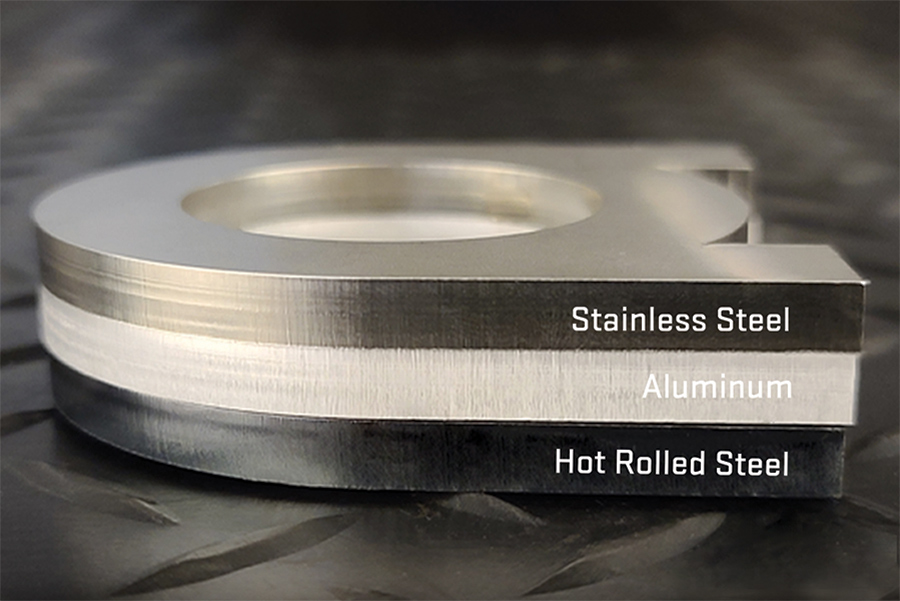 The VENTIS can process metals like stainless steel and aluminum virtually dross free.