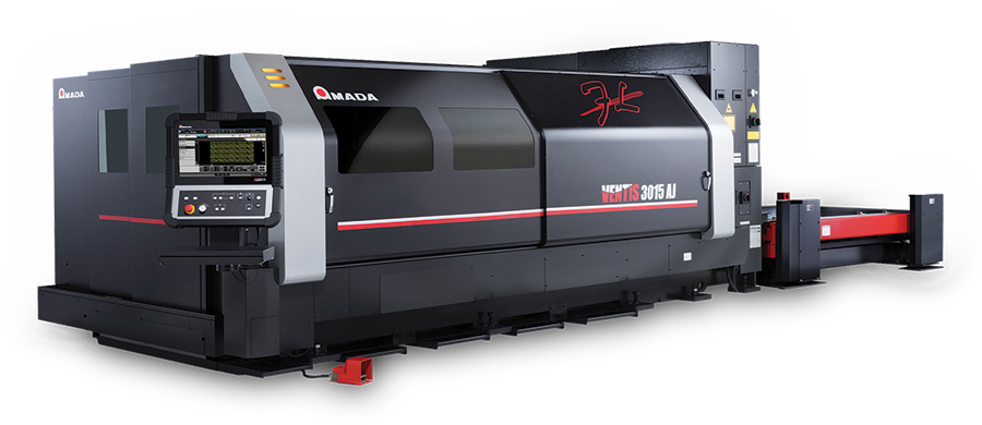 VENTIS uses AMADA’s LBC technology, which works in tandem with a high-brightness, single-module  4 kW fiber laser oscillator.