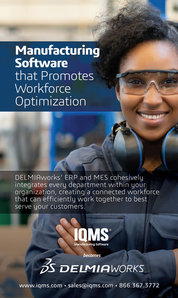 IQMS Manufacturing Software Advertisement
