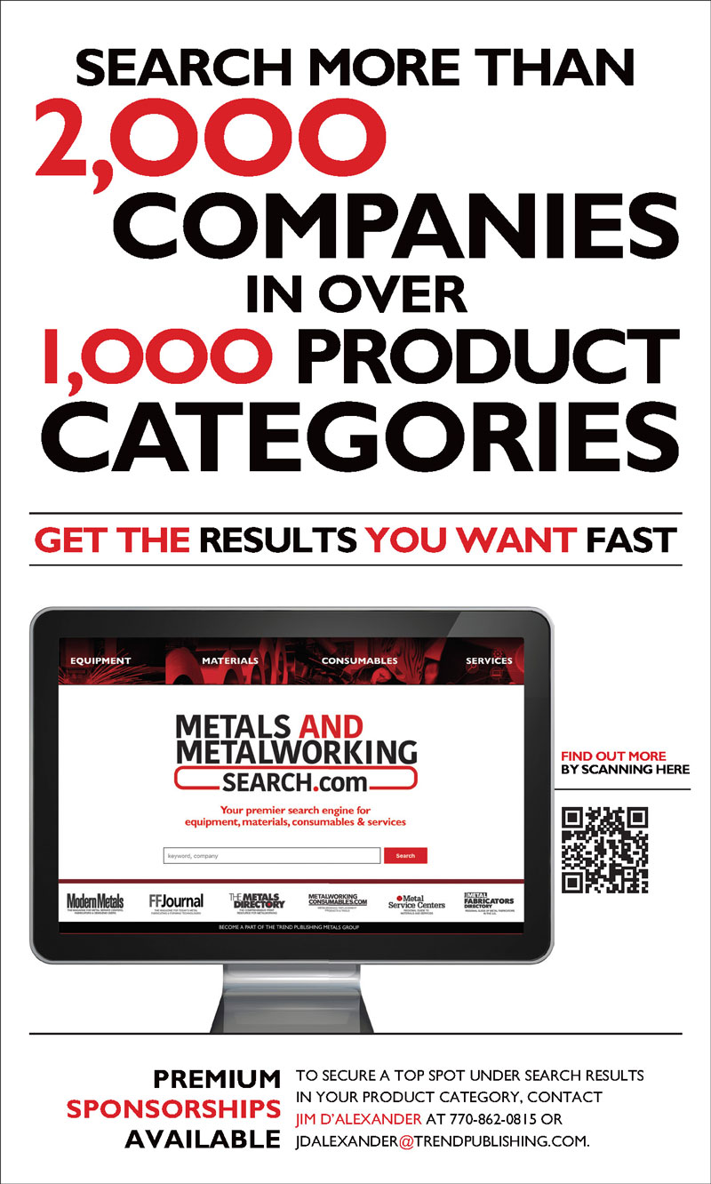 Metals and Metalworking Search.com Advertisement