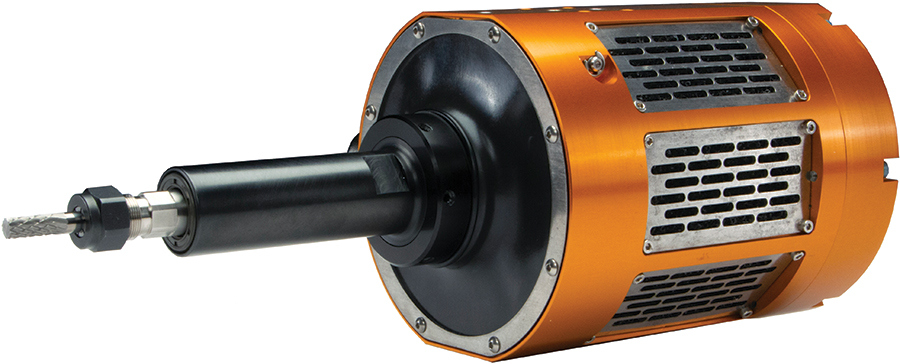 a tool that features large bearings, a shaft designed for demanding robotic use and a variable speed motor