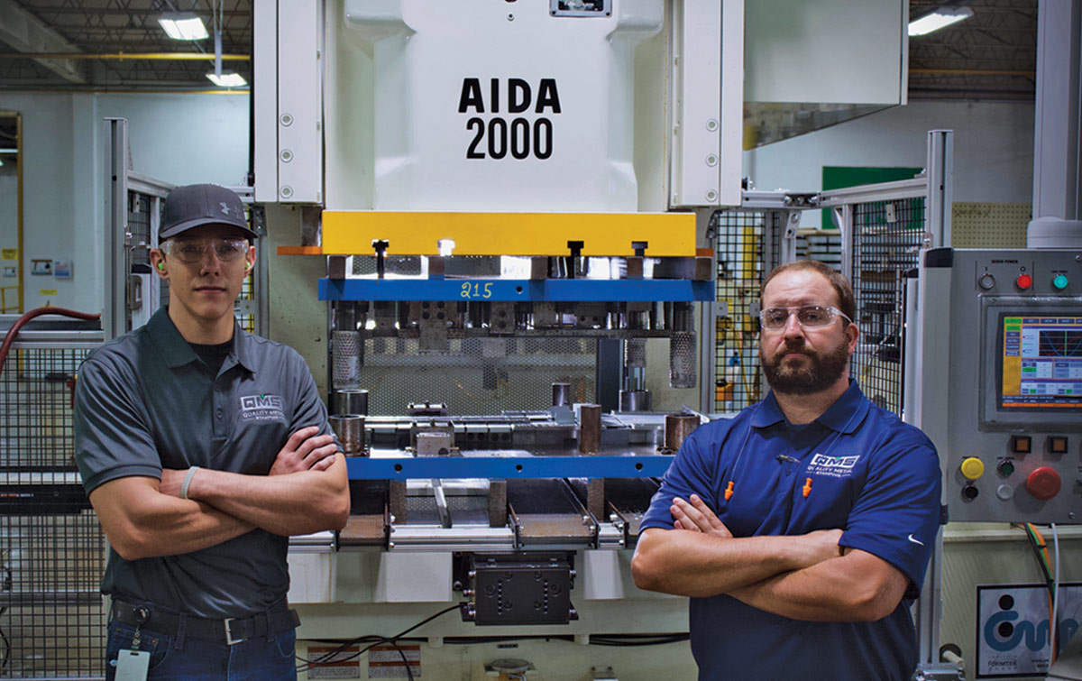The AIDA 200-ton DSF-C1-2000A gap frame servo press