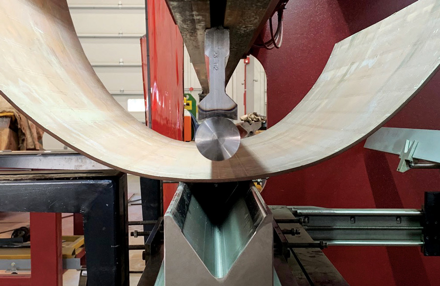 bending abrasion-resistant steel