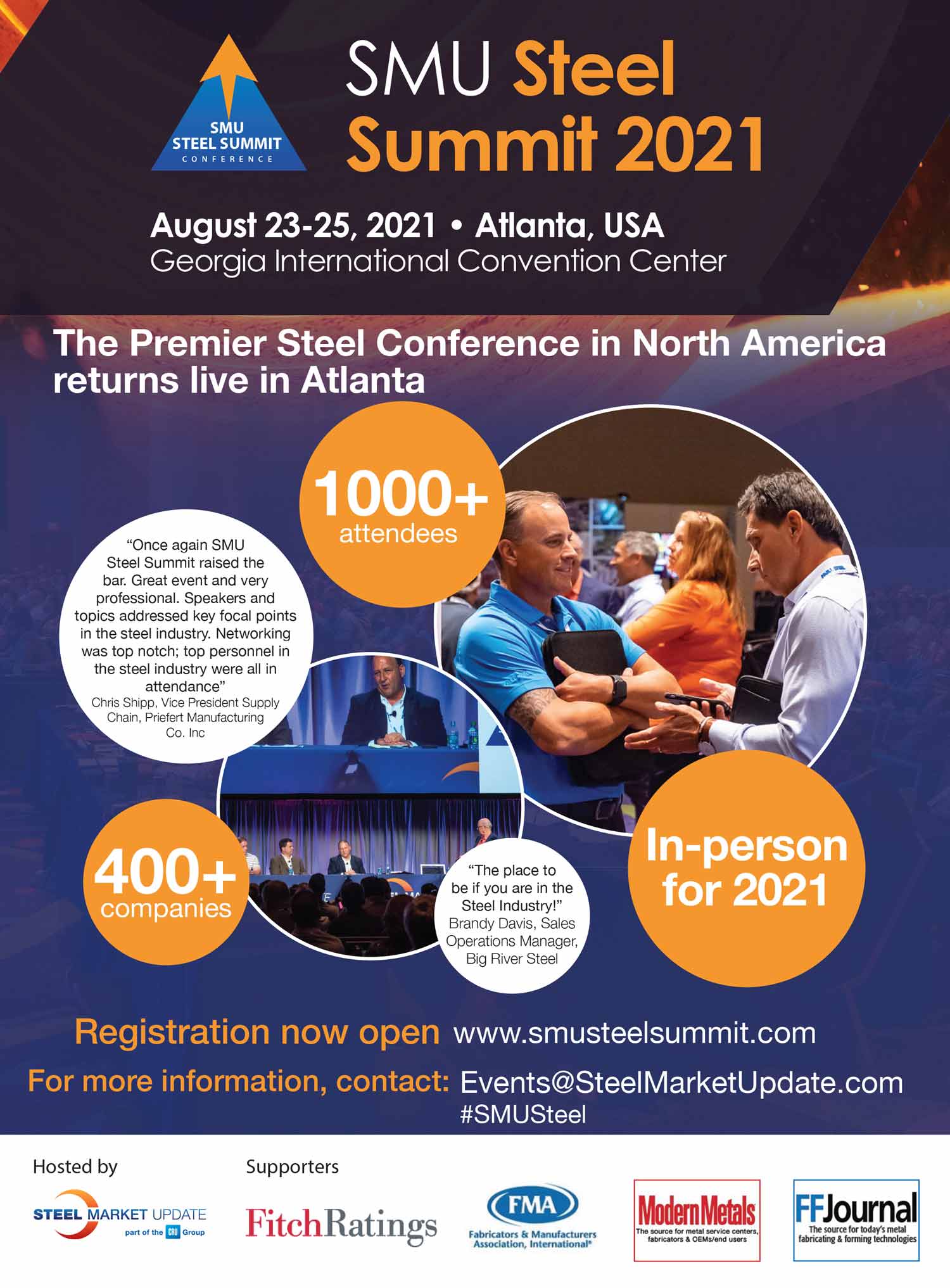 SMU Steel Summit Advertisement