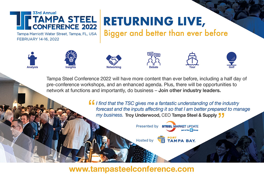 Tampa Steel Conference 2022 Advertisement
