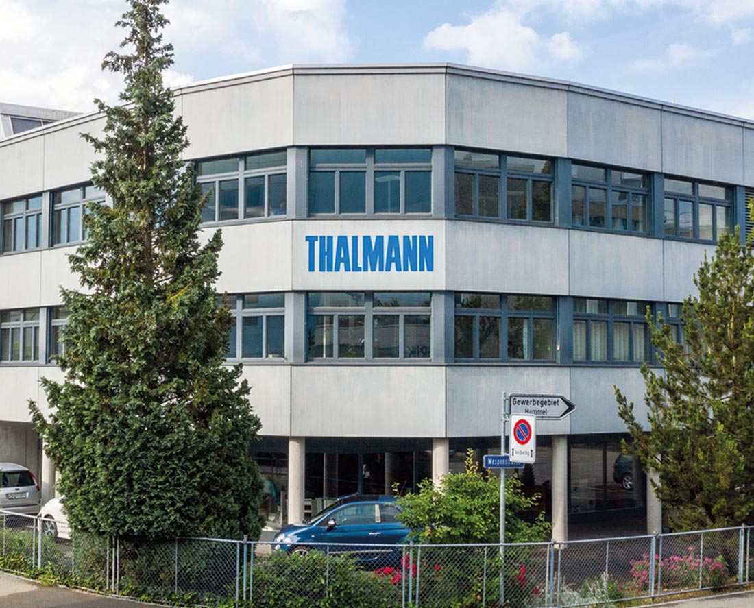 front view of a Thalmann Maschinenbau building